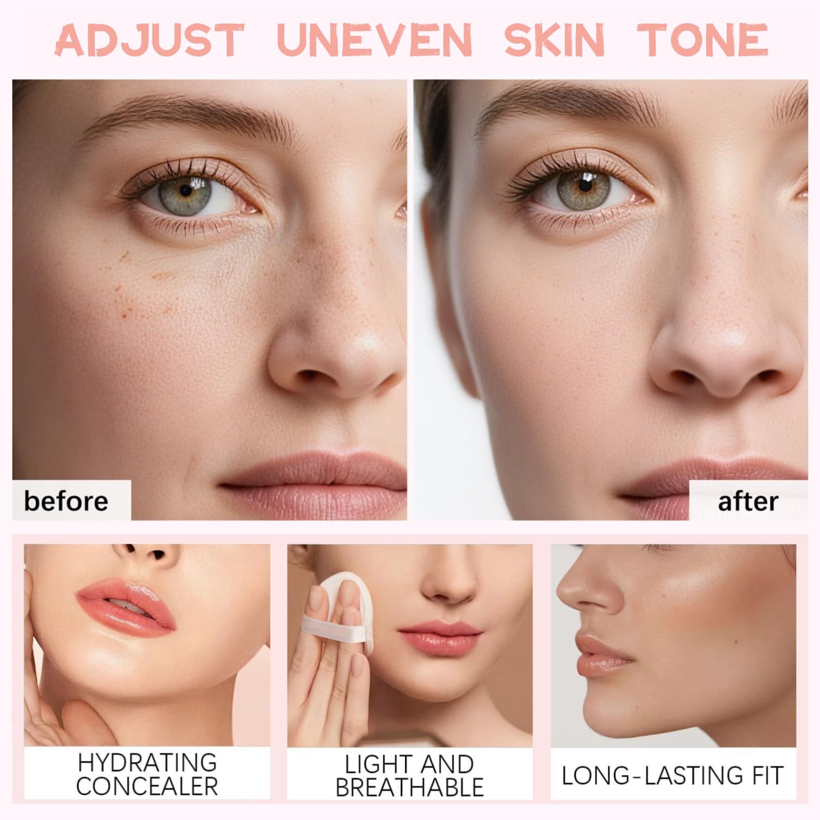Close up of Luminance Milano under eye corrector cream texture