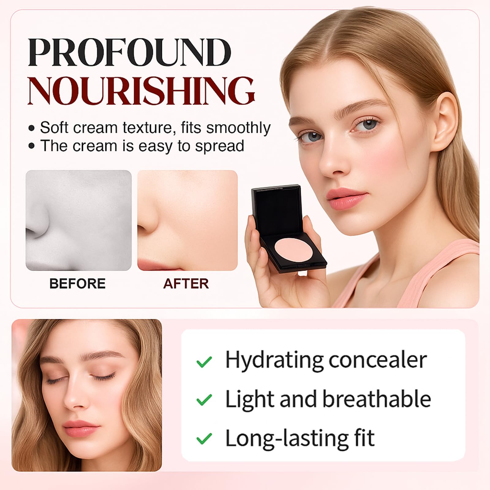 Application demonstration of Luminance brightener with included brush
