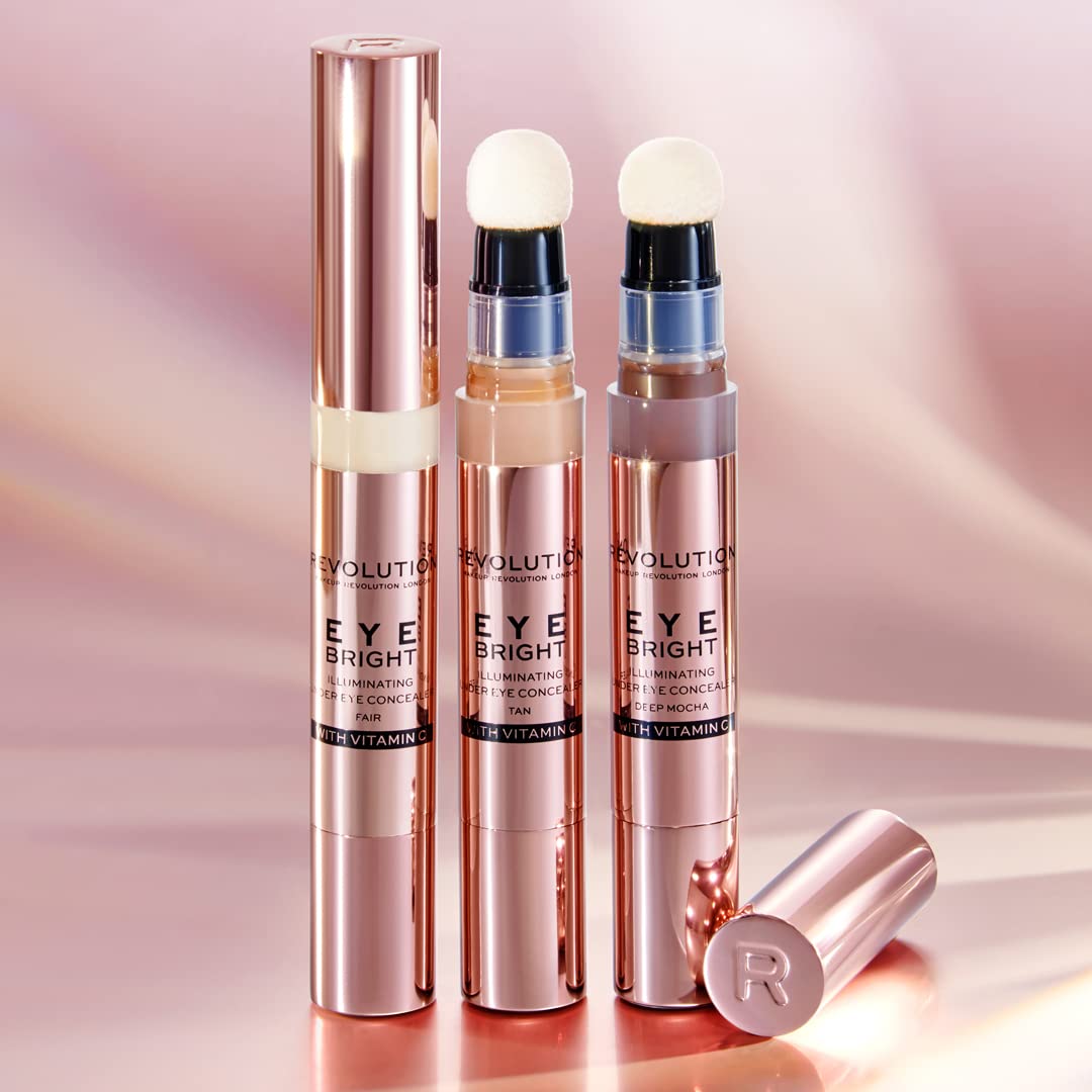 Makeup Revolution Eye Bright Concealer Caramel label and ingredients