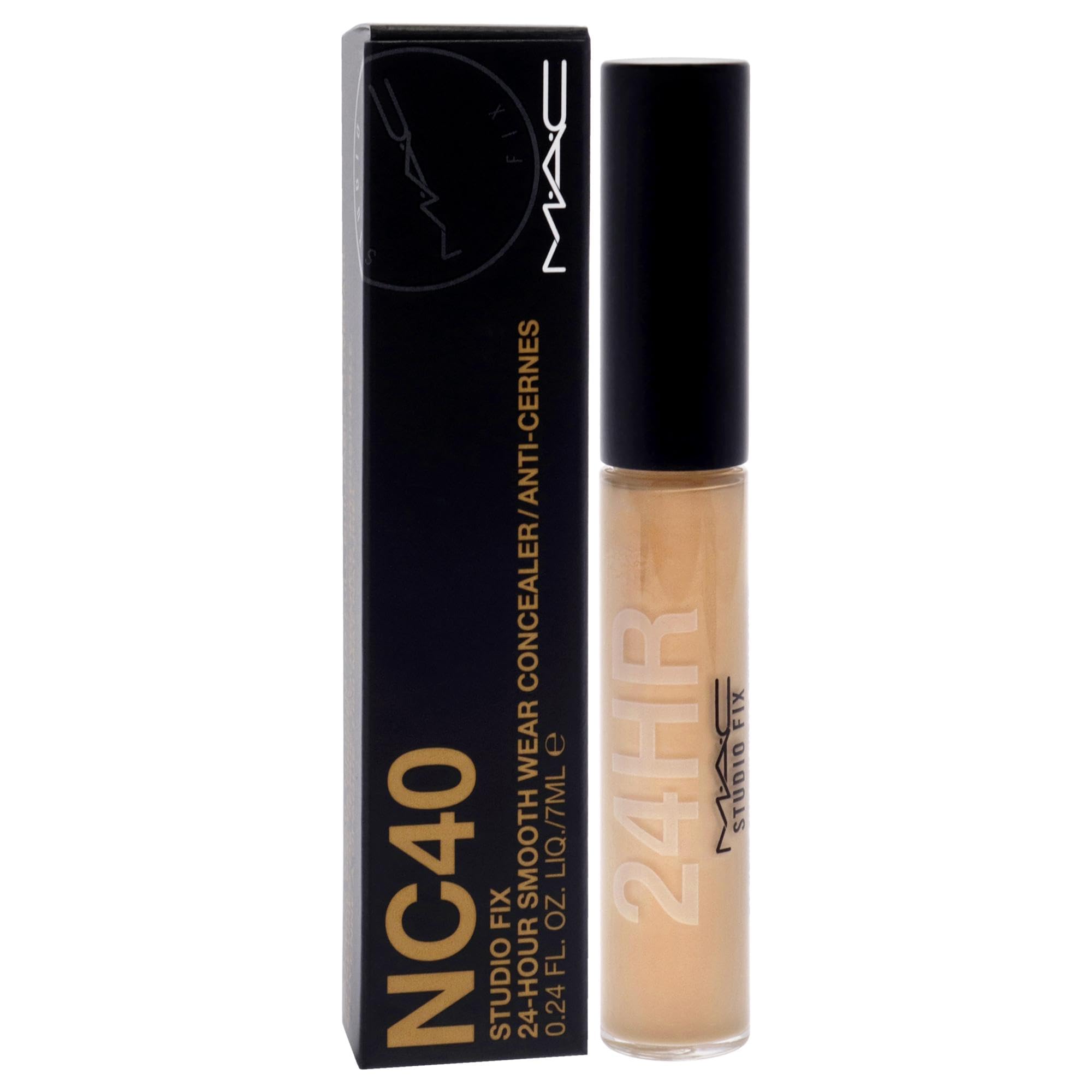 Texture swatch of Mac Studio Fix concealer NC40 shade