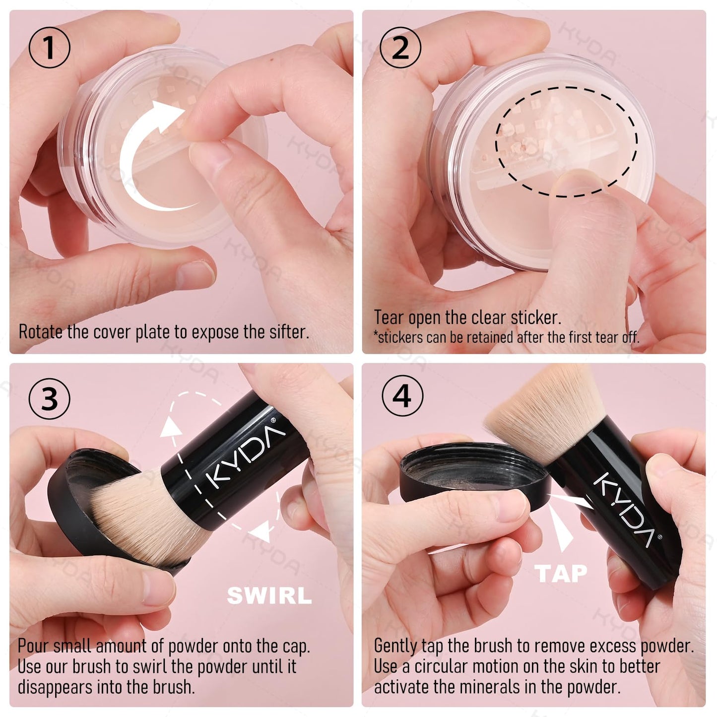 Kyda mineral concealer kit packaging with SPF 35 label