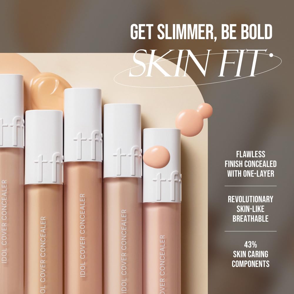 Tfit Idol Cover Concealer showing water resistant texture