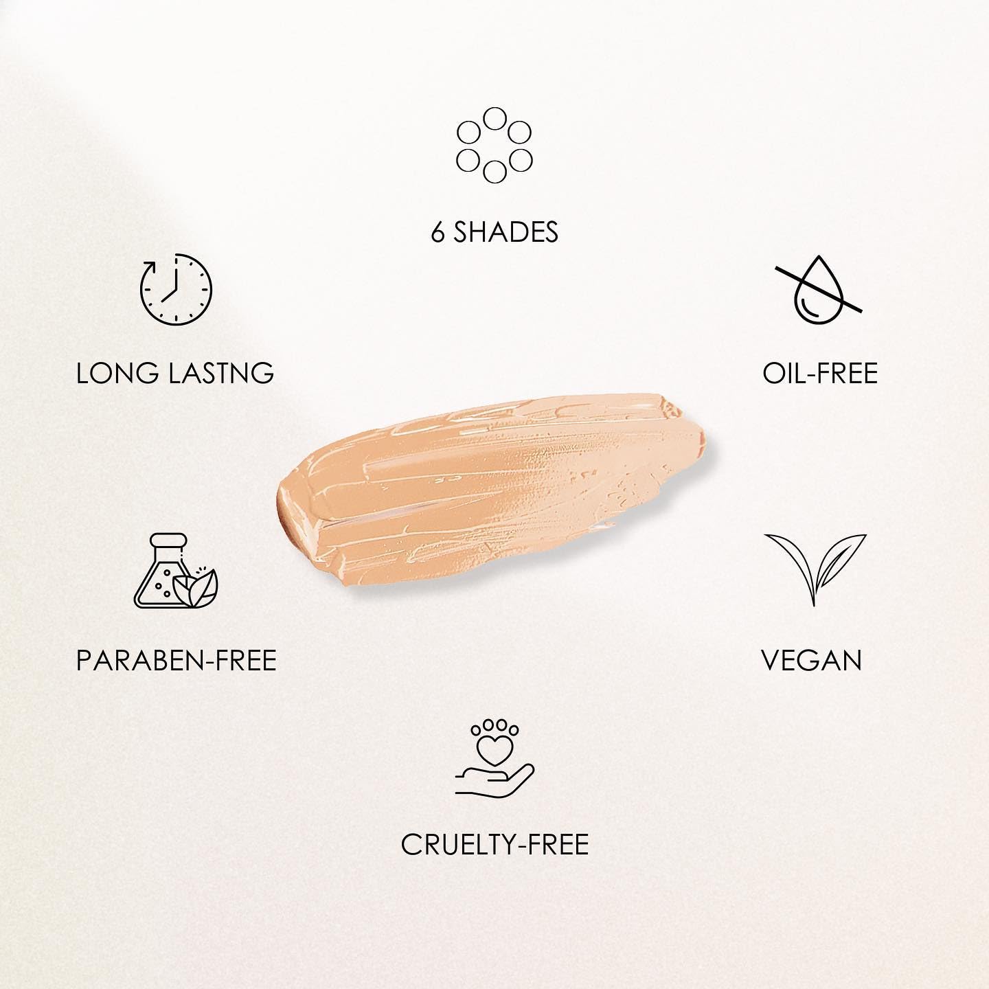 Swatches of Natasha Moor Liquid Magic Concealer Magic 2