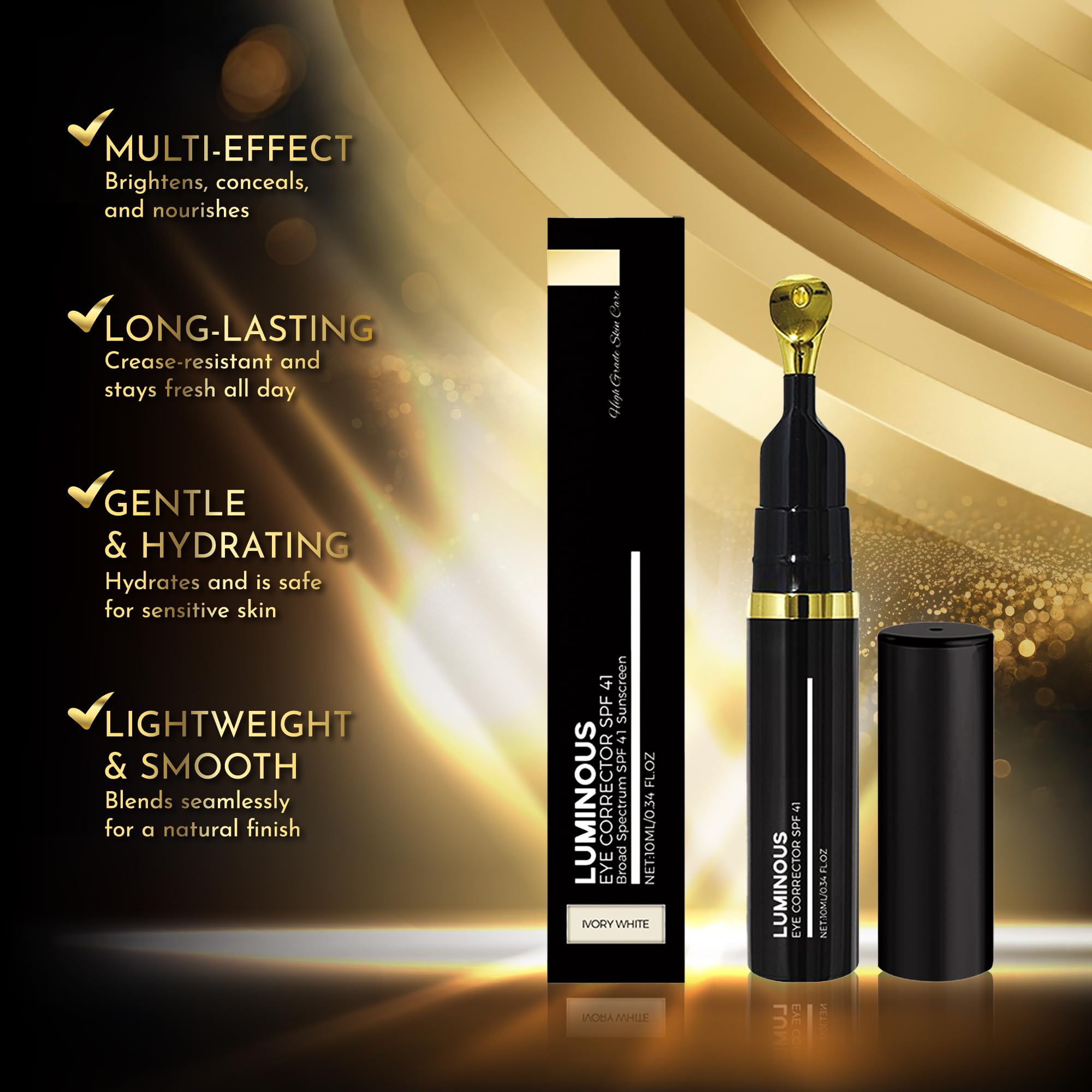Metal applicator tip of Drmtlgy eye corrector for cooling application