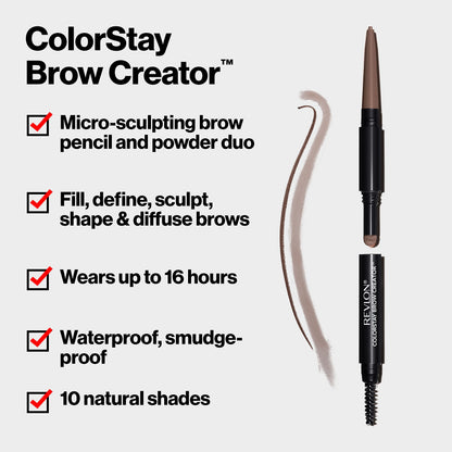 Waterproof eyebrow pencil filling powder applicator display