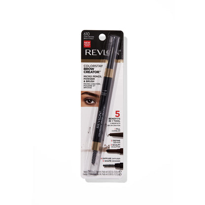 Smudge proof 16 hour eyebrow pencil being applied to brow arch