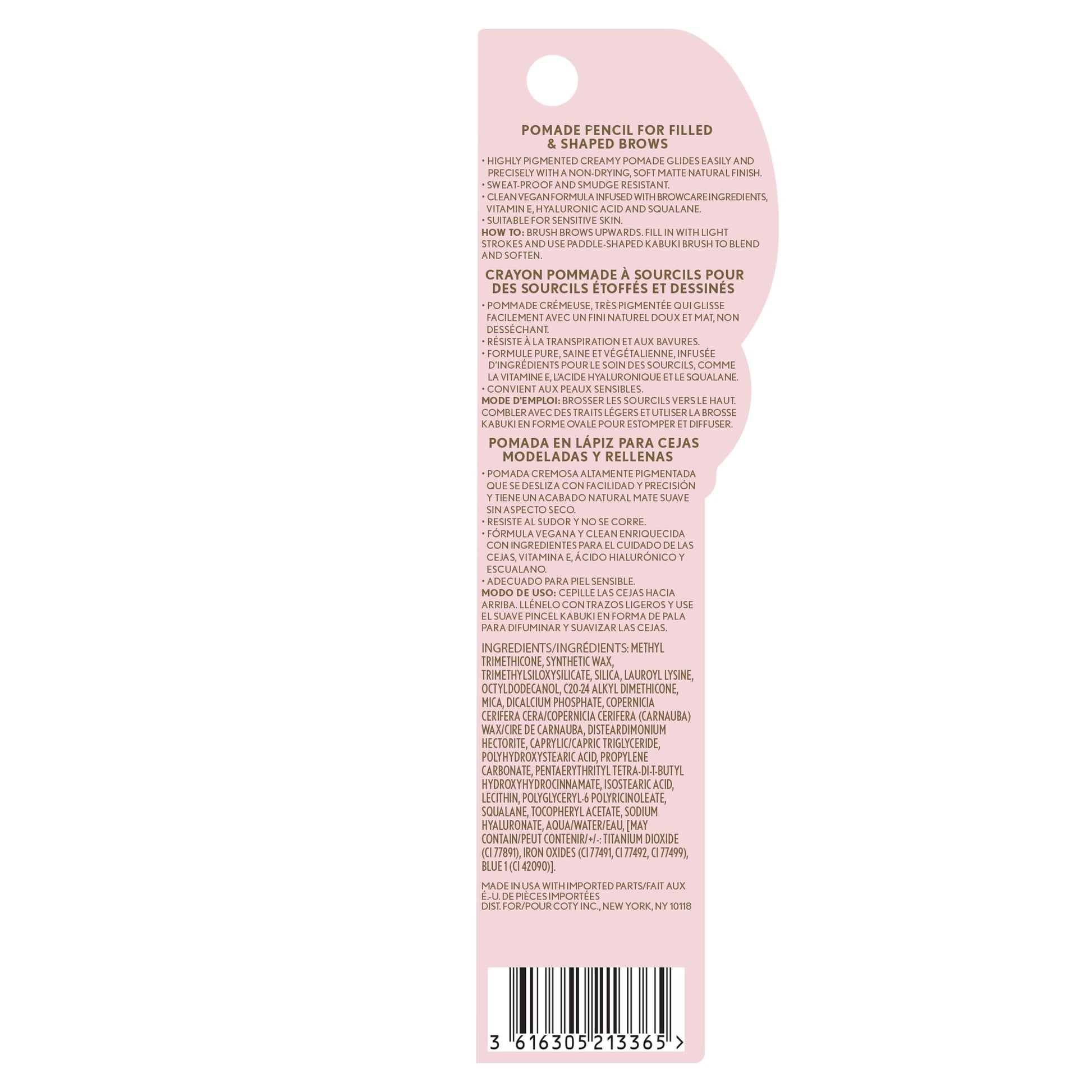 Covergirl 400 Soft Brown smudge proof eyebrow filler pomade pencil