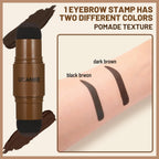 Selection of the twenty reusable golden ratio eyebrow stencil templates included in the UCANBE kit