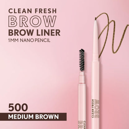 Covergirl waterproof micro brow liner close up showing the 1mm precise tip.