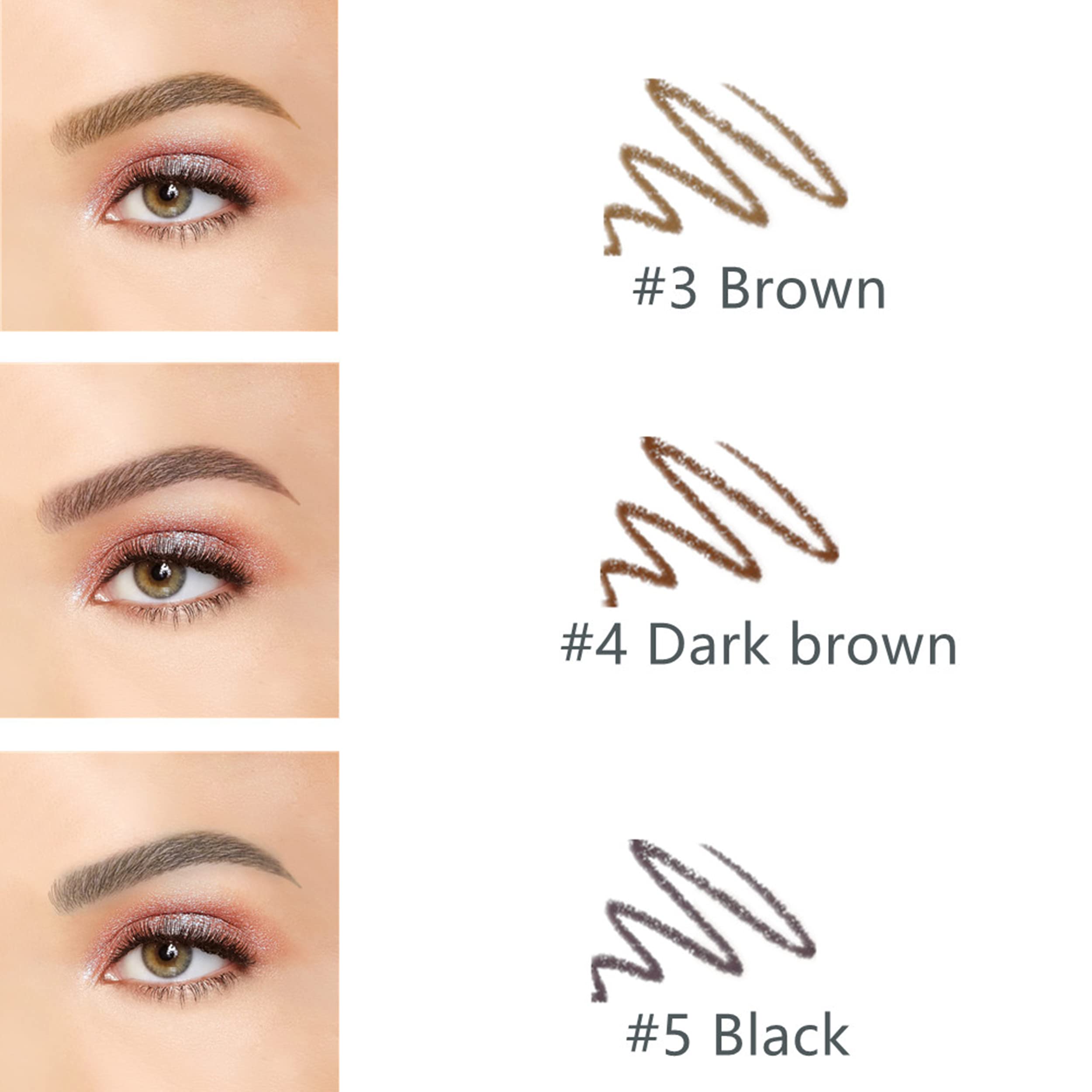 Dual ended BECHY eyebrow pencil highlighting the built-in spoolie brush for blending.