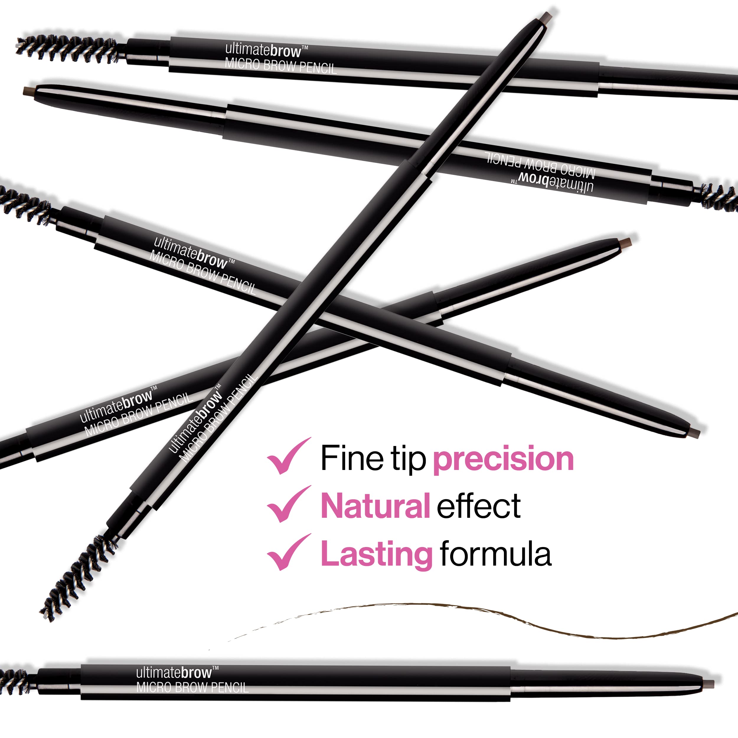 Built in spoolie brush component of the Wet n Wild Ultimate Brow Micro Pencil for blending makeup