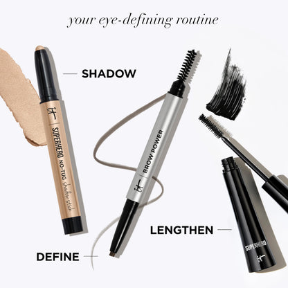 Detailed shot of It Cosmetics spoolie brush tool