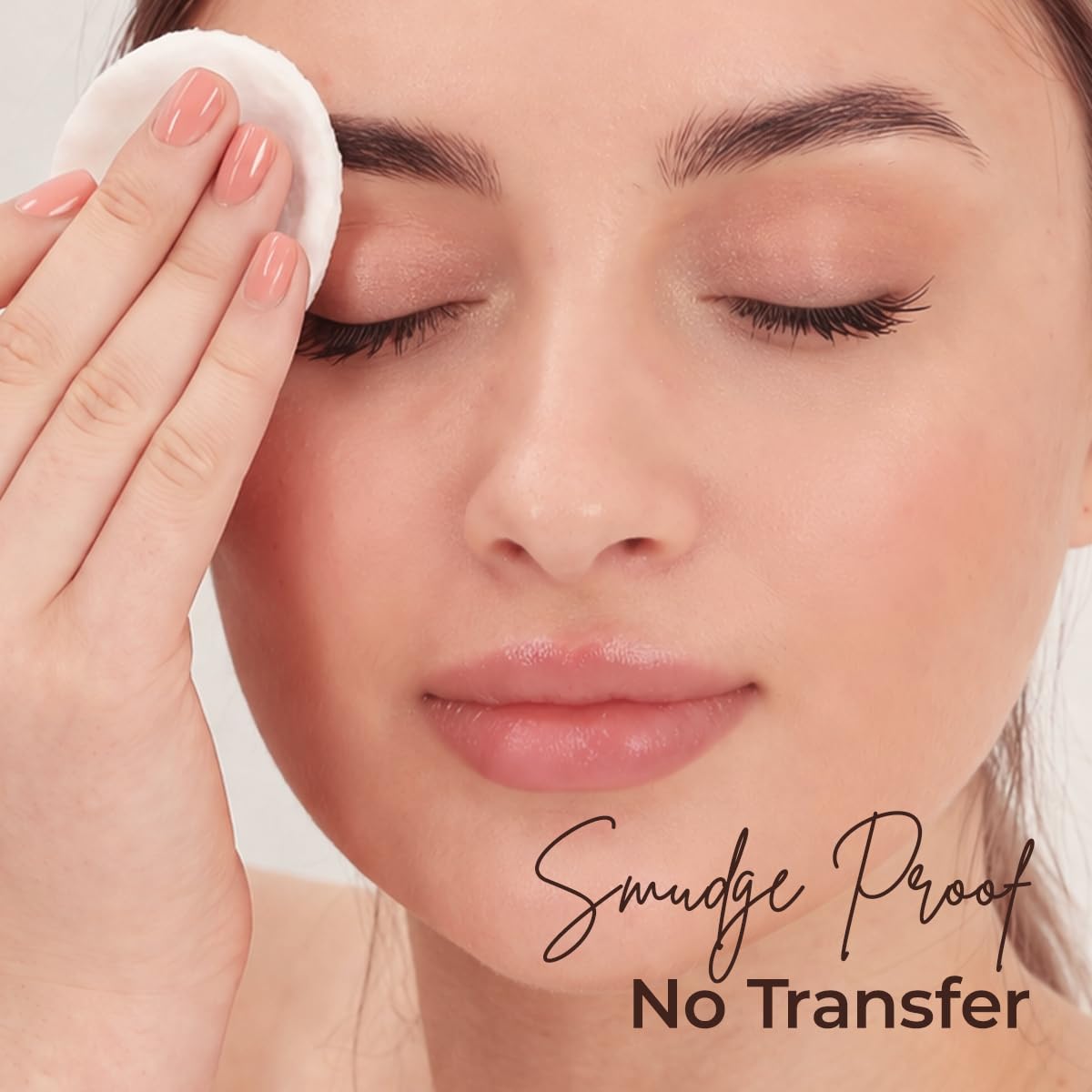 Step by step application guide for SACE LADY long lasting 24 hour brow gel.