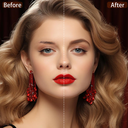 Authentic USA imported Lavone eye cosmetic kit in dark brown shade.