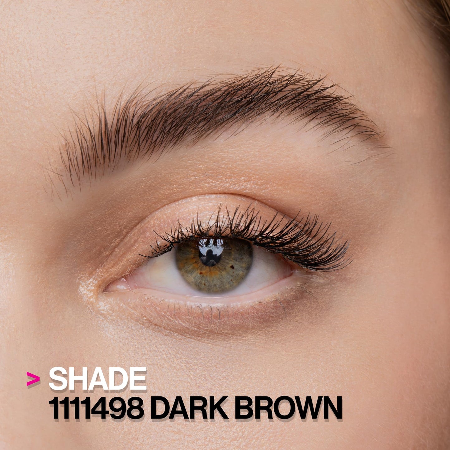 Side angle view of the compact Wet N Wild dark brown eyebrow makeup kit highlighting its purse friendly size.