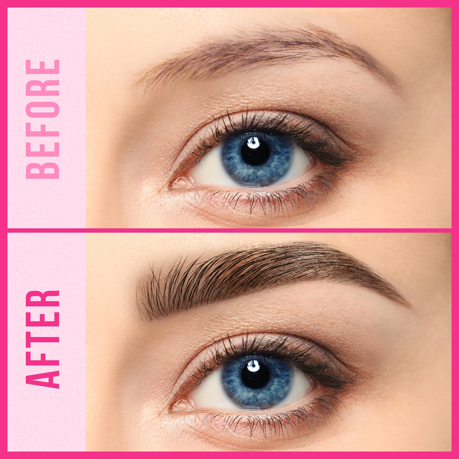 Precise brush tip applicator of the iMethod dual ended eyebrow pen