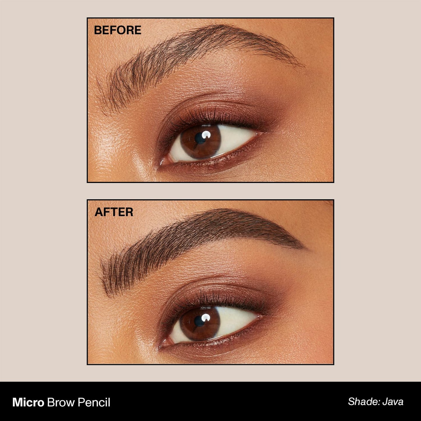 Morphe retractable dual ended micro brow pencil with spoolie brush