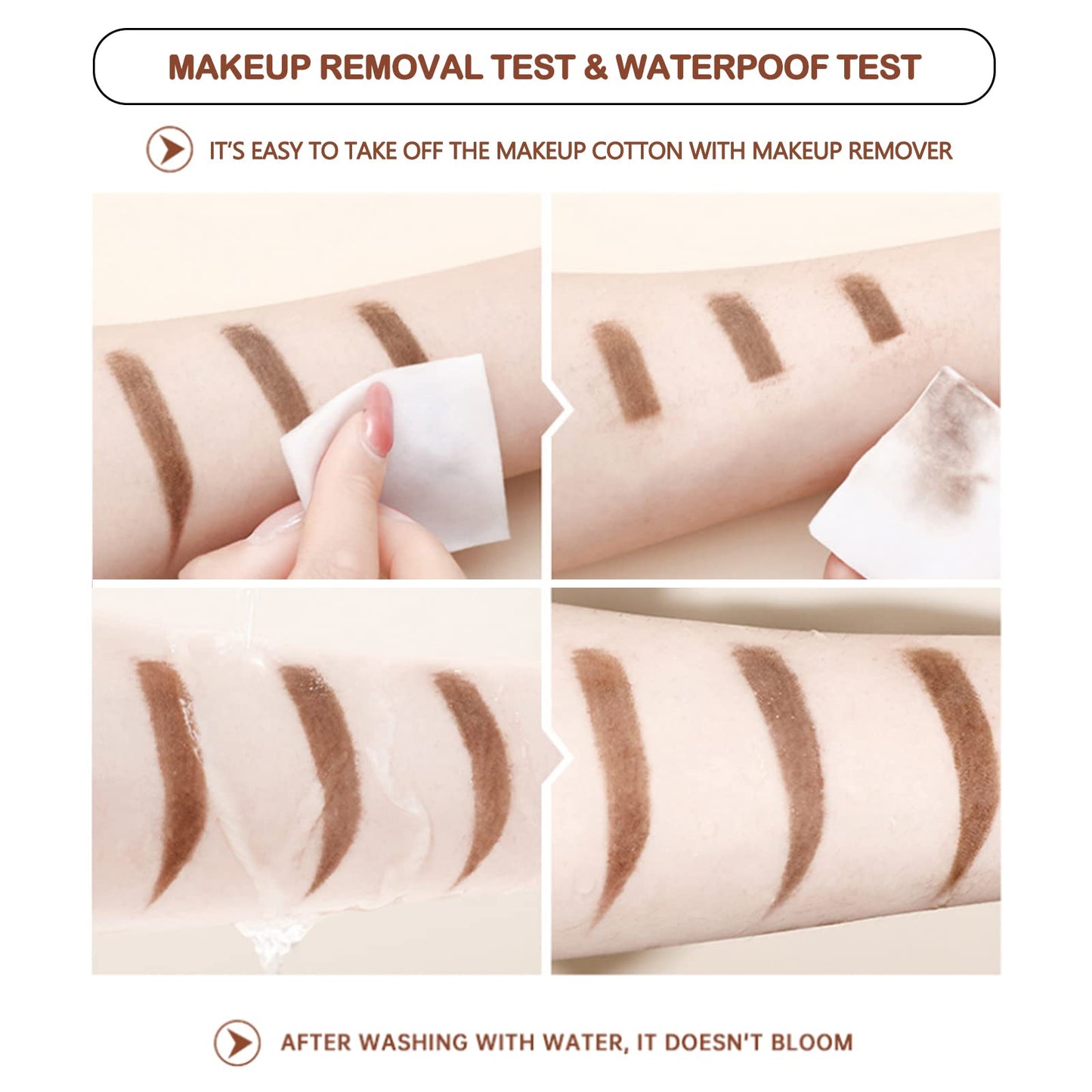 O'CHEAL dark brown professional brow filler pens in a multi pack setup for daily makeup routine.