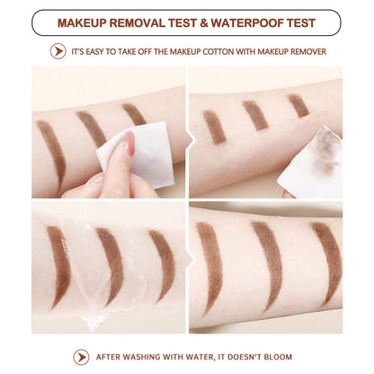 O'CHEAL dark brown professional brow filler pens in a multi pack setup for daily makeup routine.