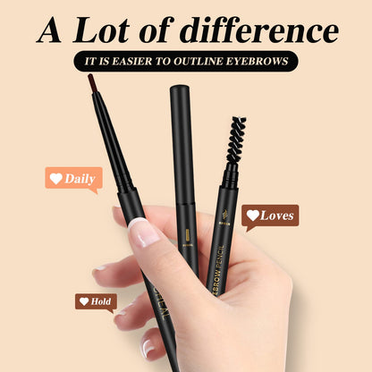 Authentic O'CHEAL imported cosmetics packaging for the dark brown three piece eyebrow definition kit.