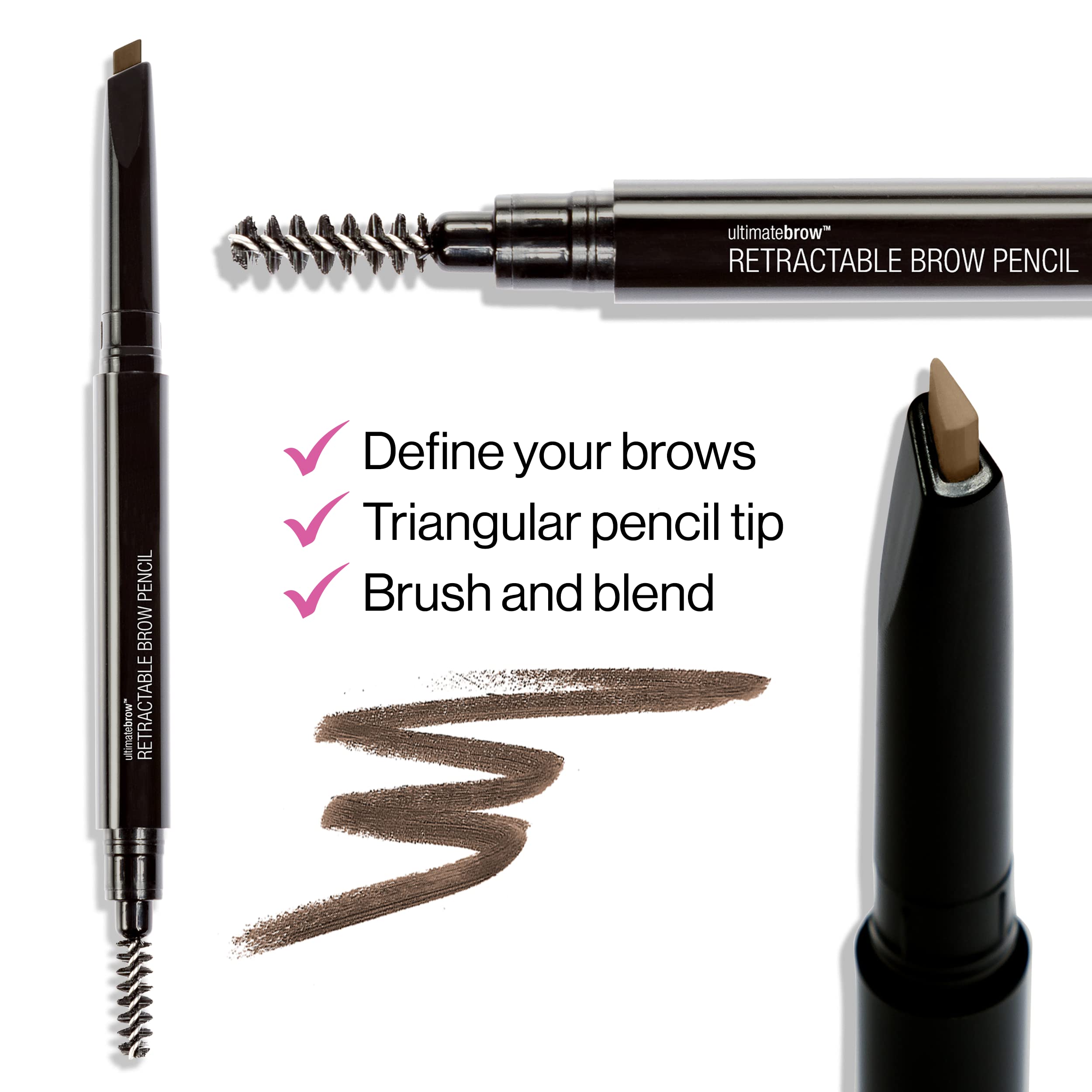 Wet N Wild eyebrow pencil triangular tip detail