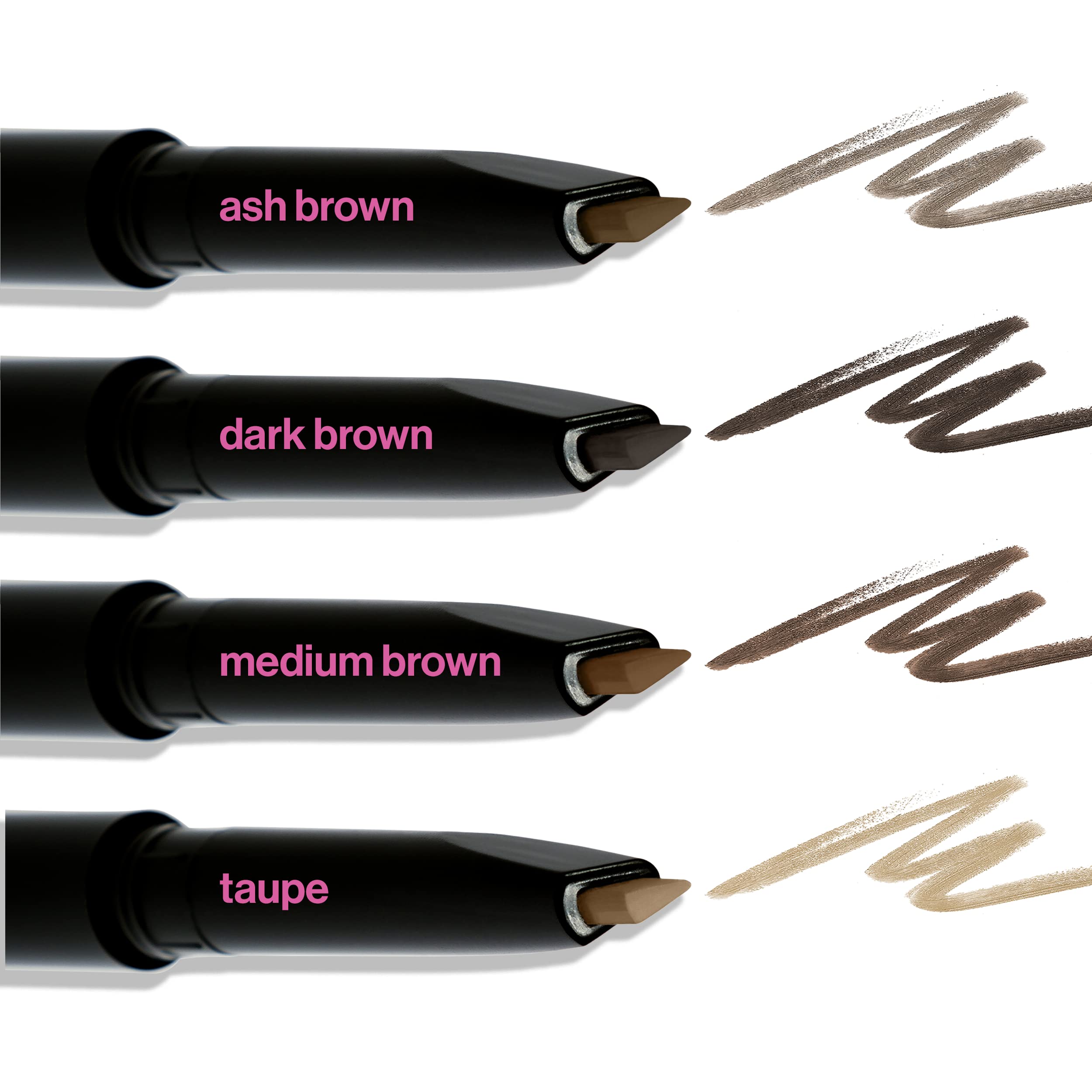 Ash Brown shade swatch of Wet N Wild brow pencil