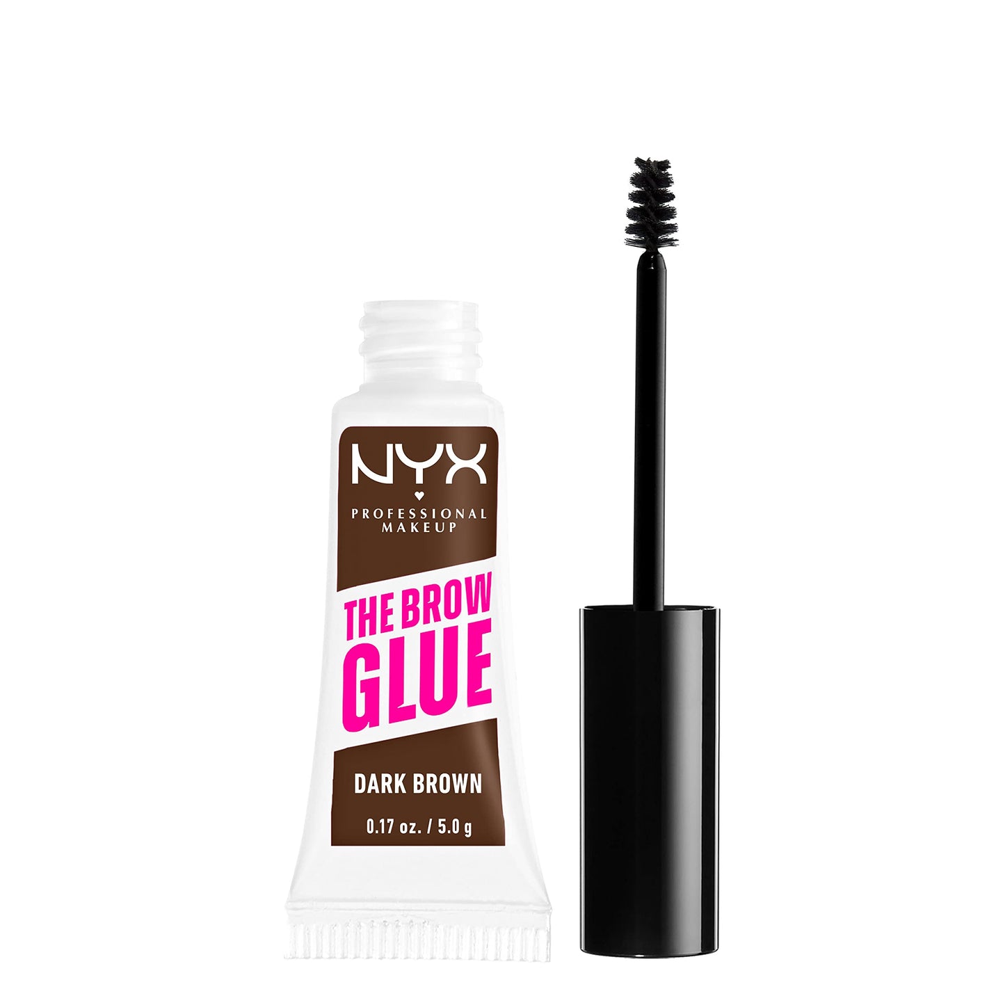 Dark brown eyebrow tint gel by NYX Professional Makeup for sculpted eyebrows