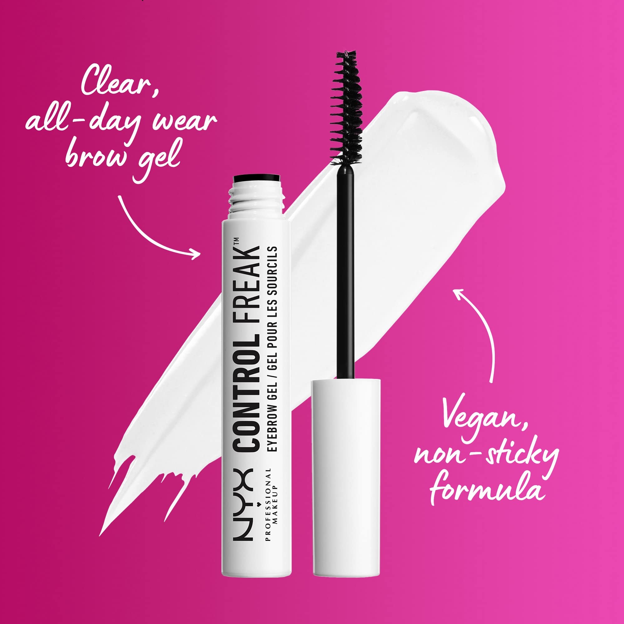 Nyx Control Freak Eyebrow Gel applicator brush detail