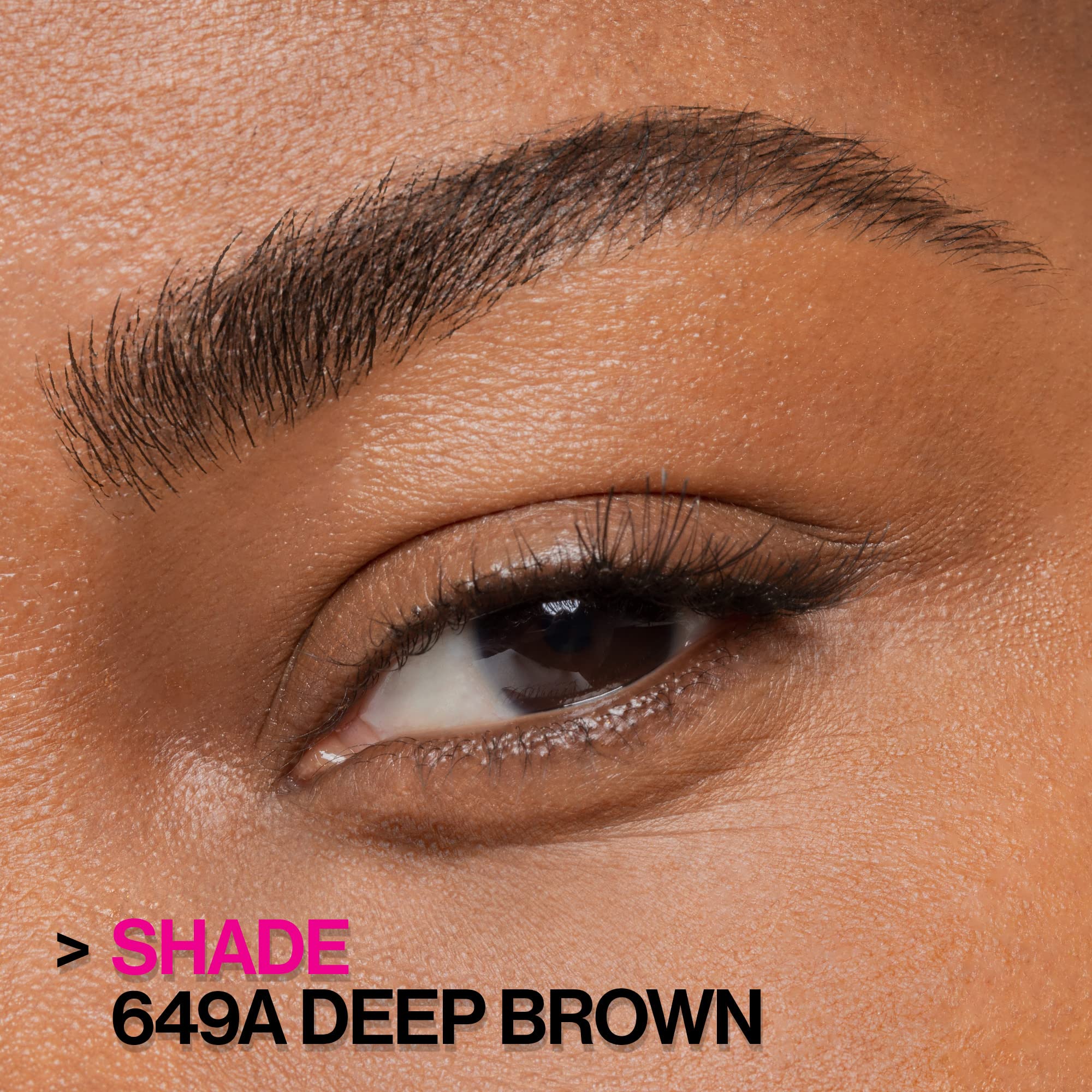 Smudge-proof Wet n Wild ultimate brow micro pencil color swatch in dark brown shade