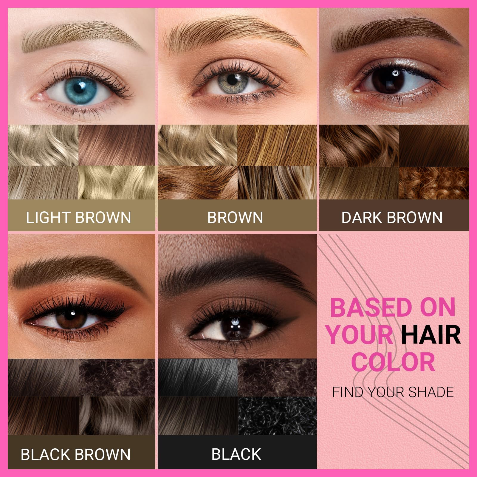 iMethod eyebrow makeup product box and instructions set