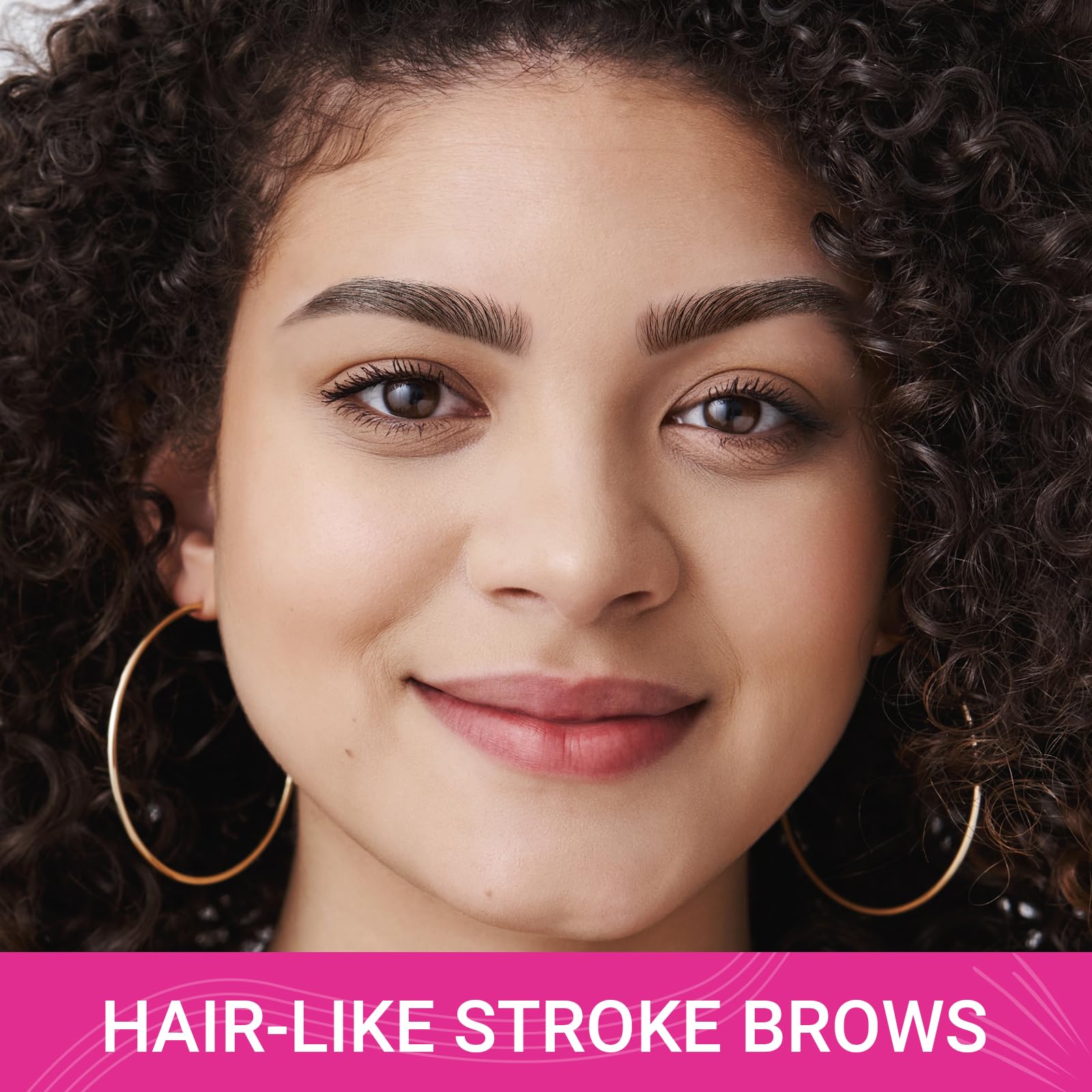 Detailed view of the iMethod precise brush-tip for fine hair-like eyebrow strokes.