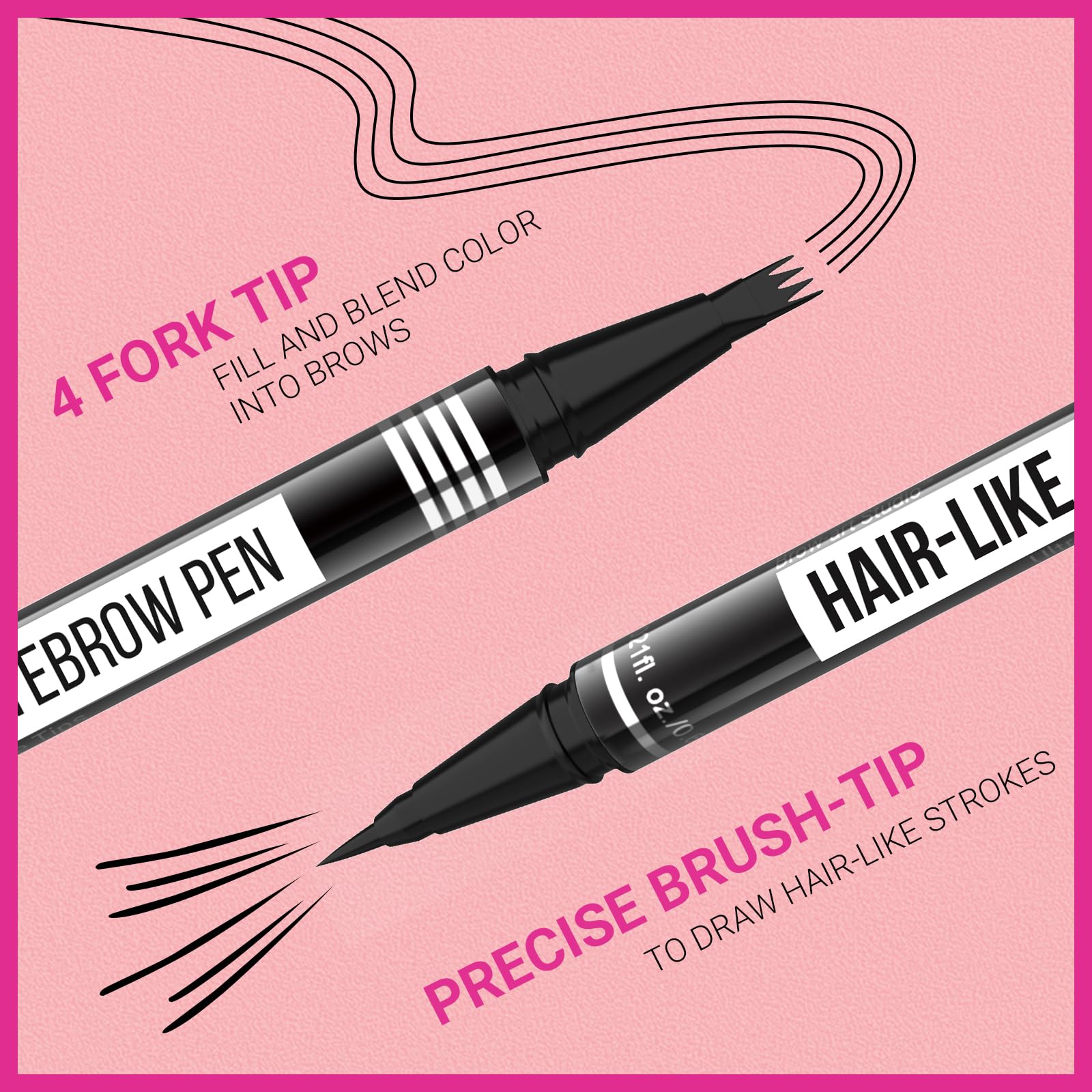 IMethod 2-in-1 eyebrow pencil package and pen displayed together on a clean background.