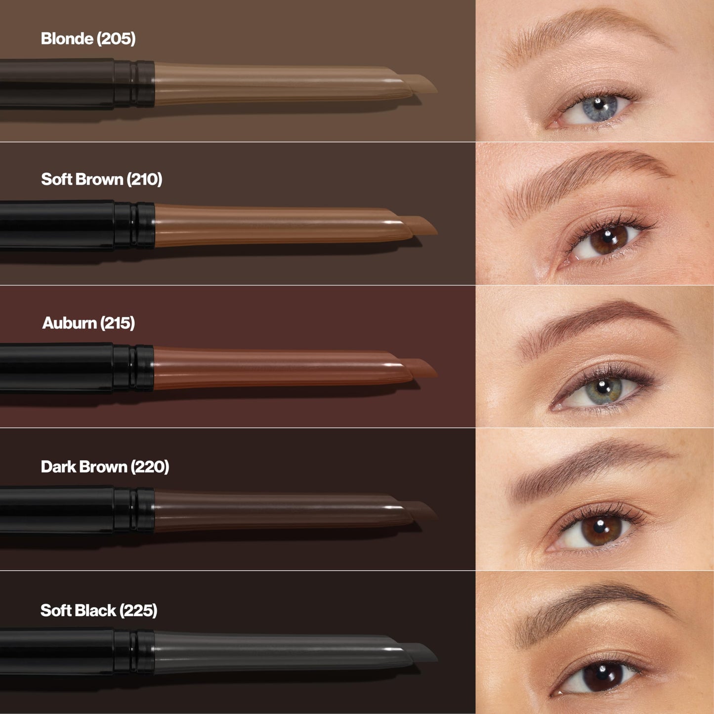 Lifestyle shot of Revlon ColorStay eyebrow pencil application