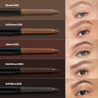 Lifestyle shot of Revlon ColorStay eyebrow pencil application