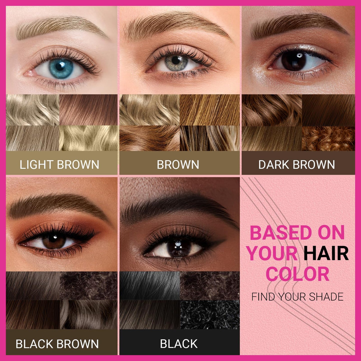 Water-resistant demonstration of the long-lasting iMethod dark brown brow pencil.