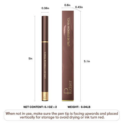 Premium beauty eye brow makeup kit twin pack container