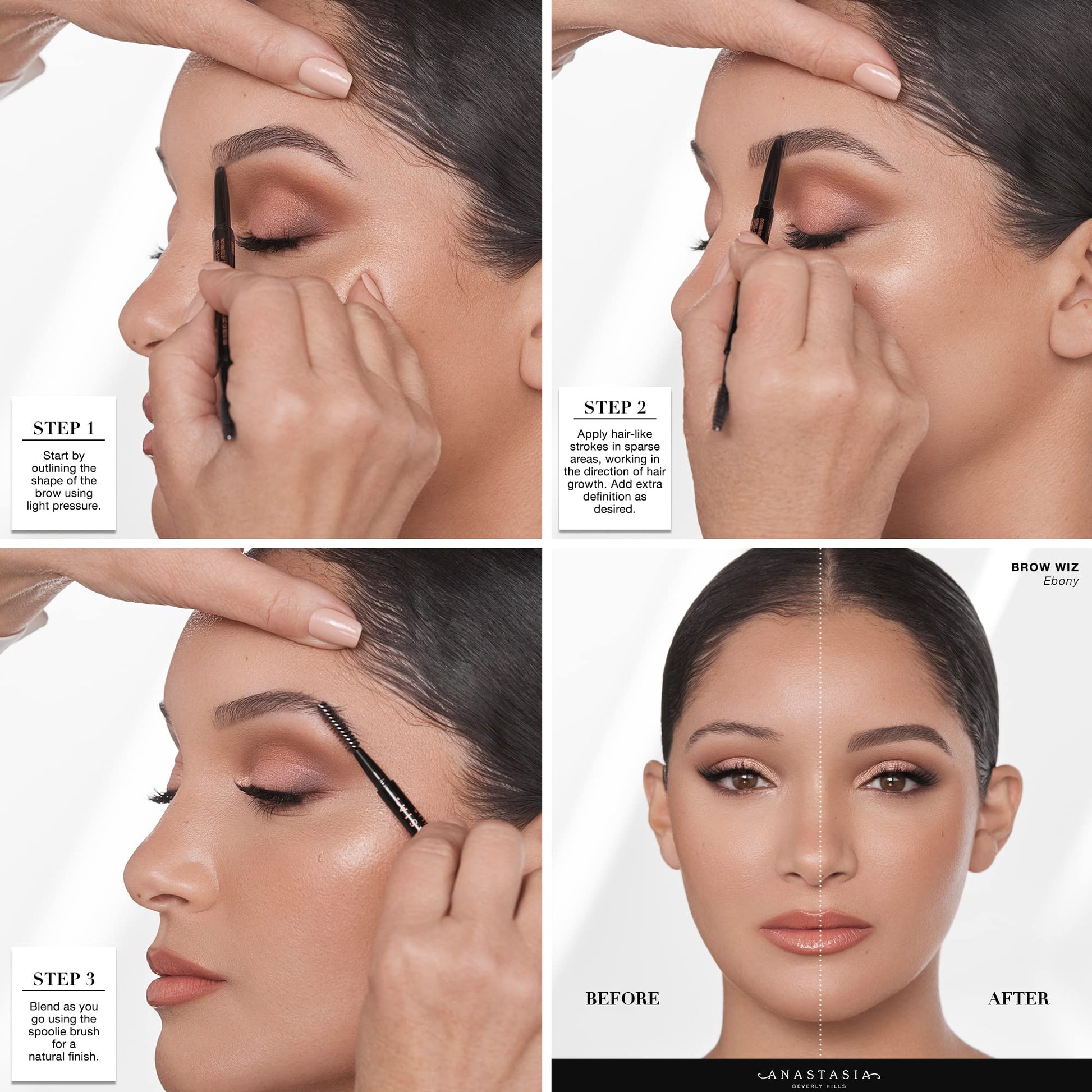 Anastasia Beverly Hills Brow Wiz swatch on skin