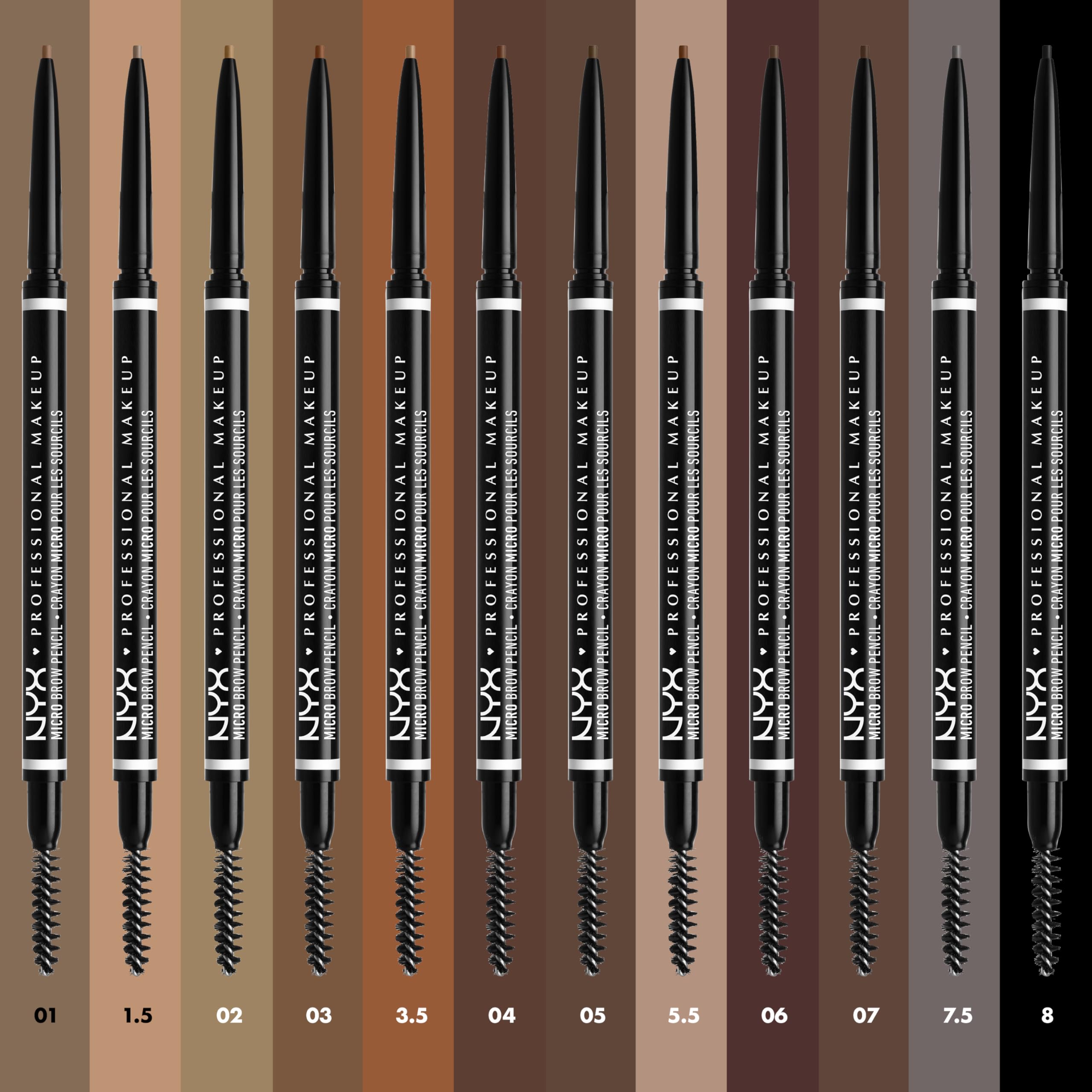 NYX Professional Makeup Micro Brow Pencil Espresso swatches