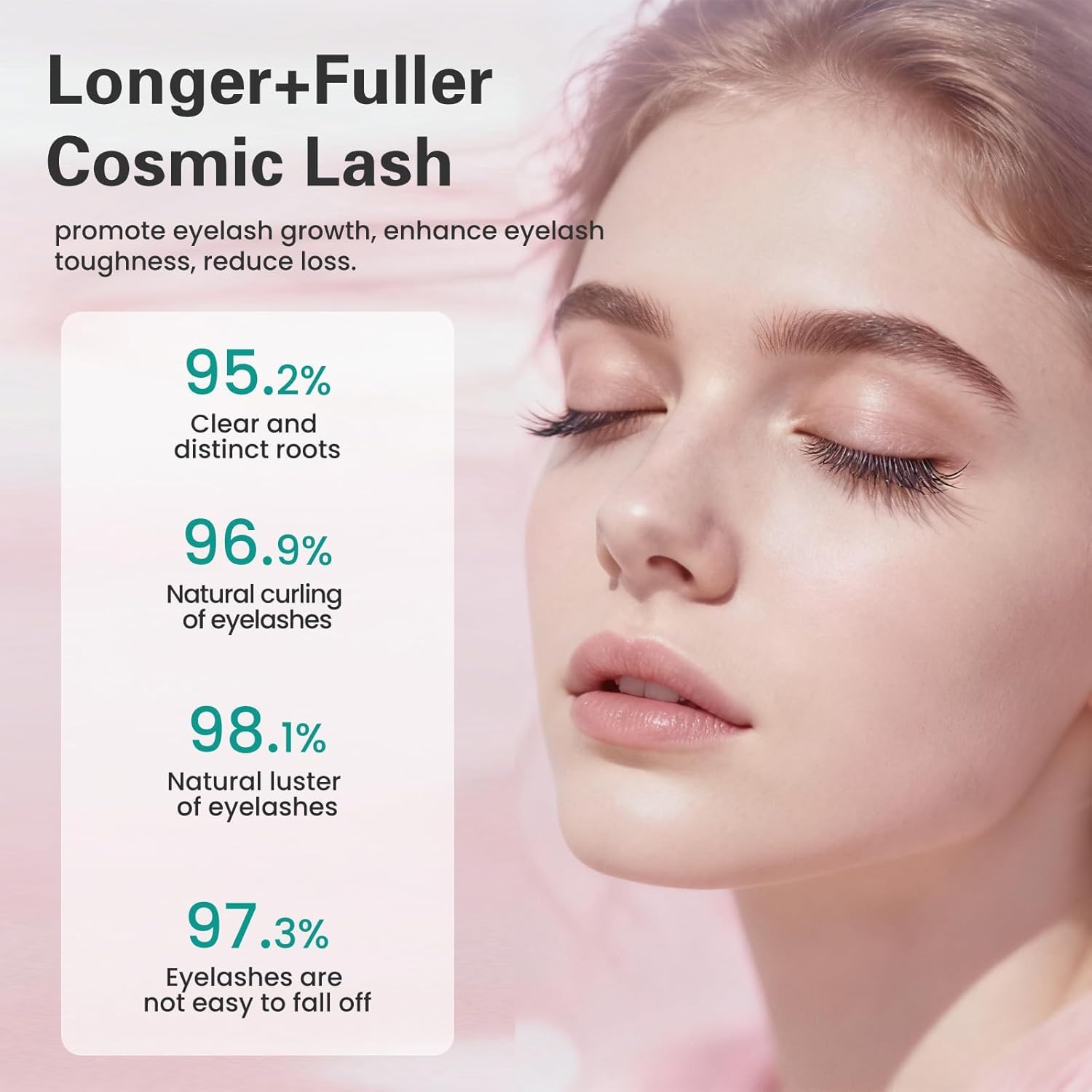 Authentic imported USA beauty skincare lash and brow enhancer container side profile