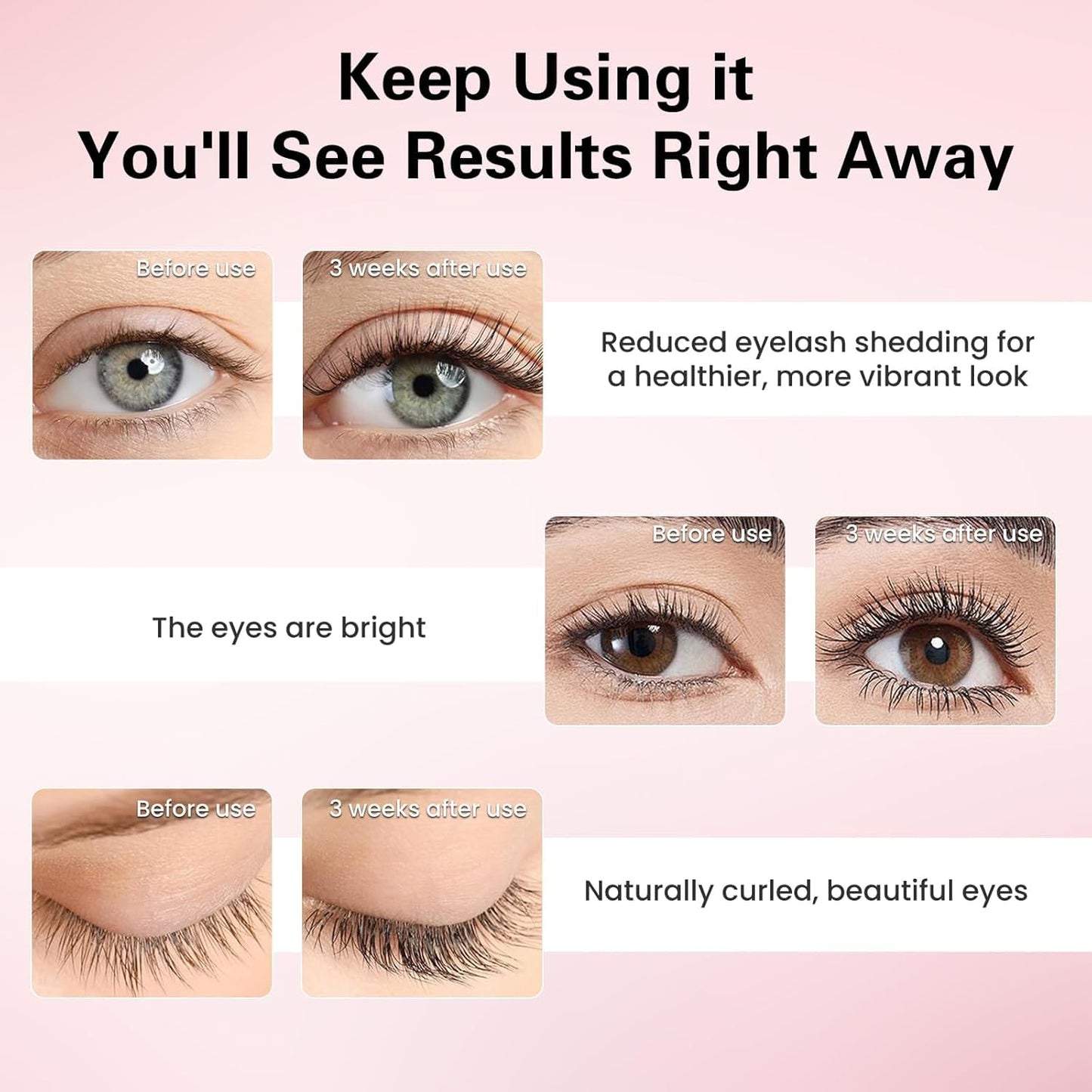 Gentle eyebrow growth serum oil formulation being opened for application
