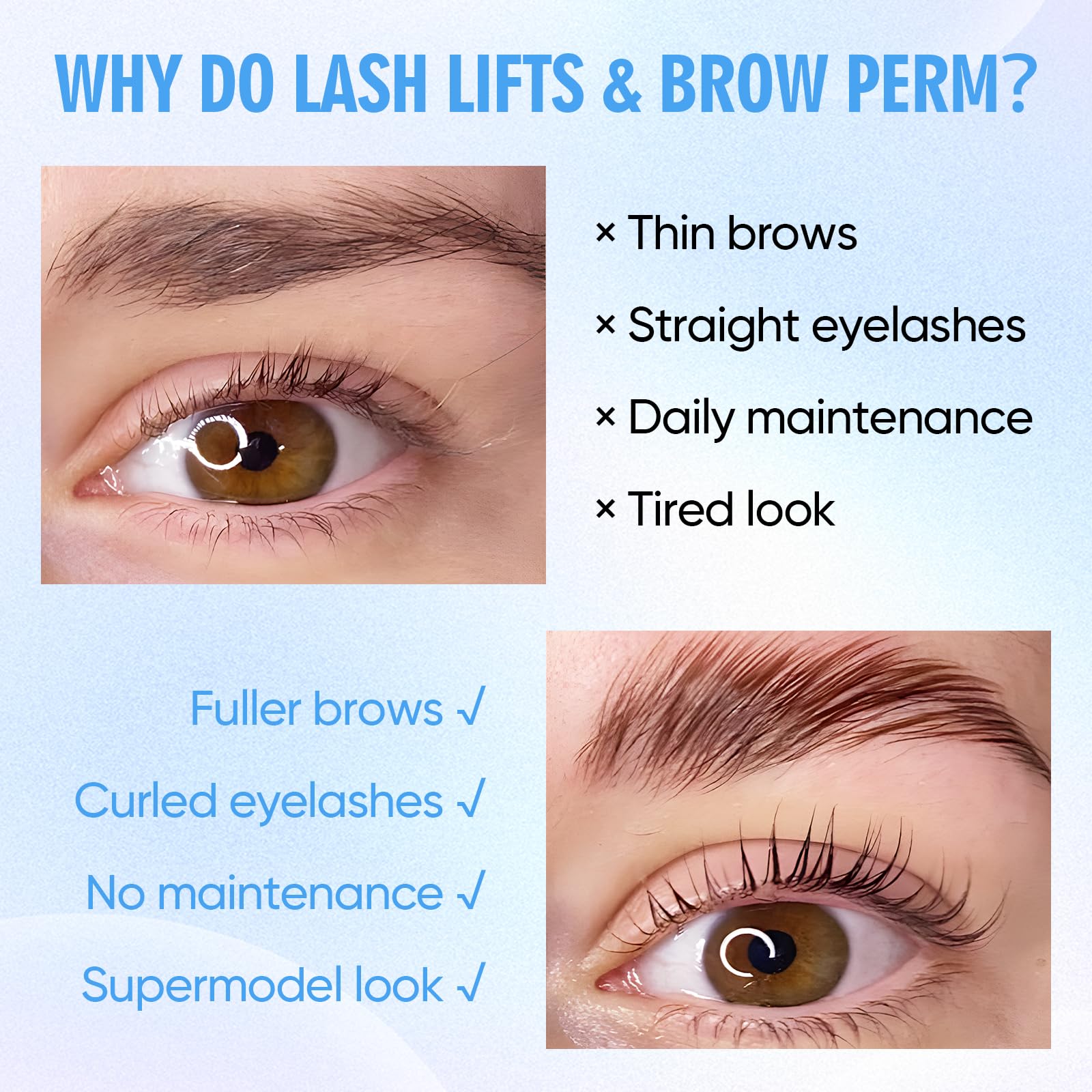 PERMANIA strong hold lash glue and various sizes of silicone lifting pads arranged on a clean background.