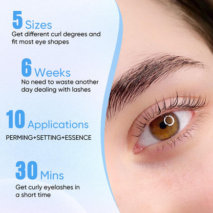 PERMANIA DIY at home eyelash lift set featuring Y-combs and nourishing keratin essence for professional results.