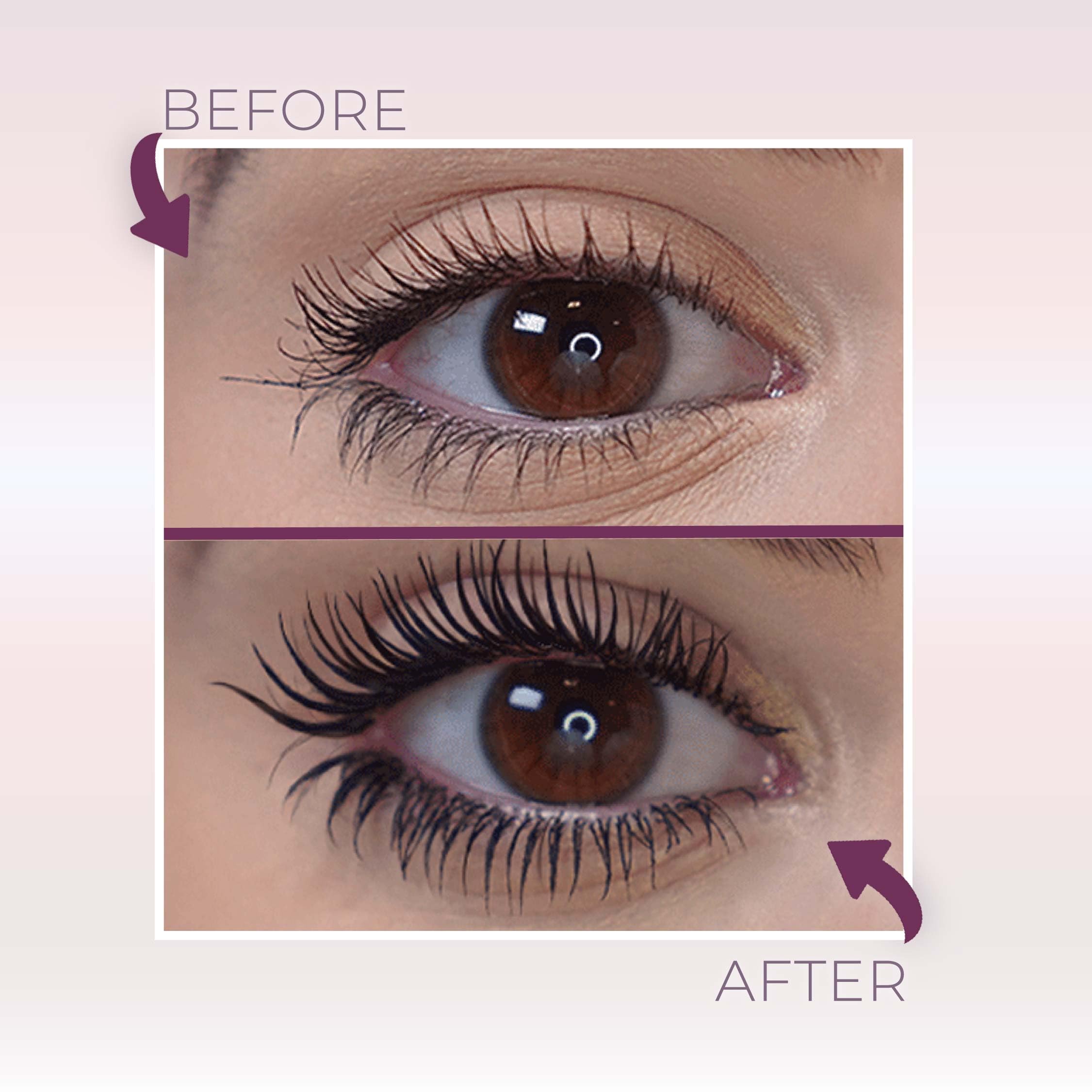 Blinc volumizing eyelash treatment base tube and wand applicator closeup