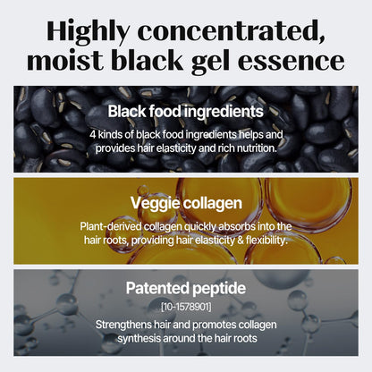 Back label of the Cosnori 9 grams eyelash serum package detailing the premium irritation free Korean beauty ingredients.