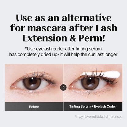 Full collection display of the Cosnori lash care line showcasing the authentic imported deep black tinted variant.
