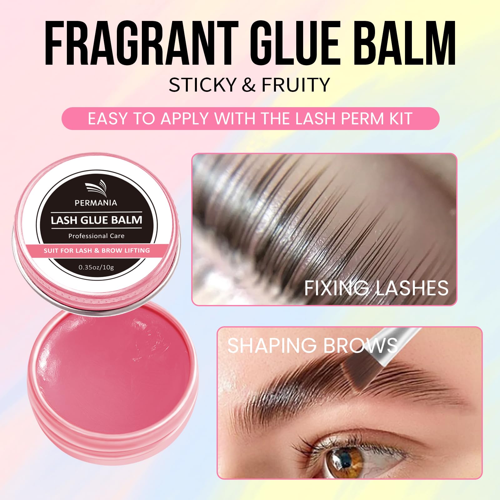 Step by step instruction guide included in the Permania beauty kit.