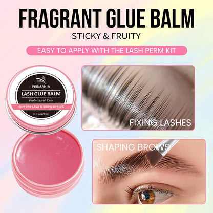 Step by step instruction guide included in the Permania beauty kit.