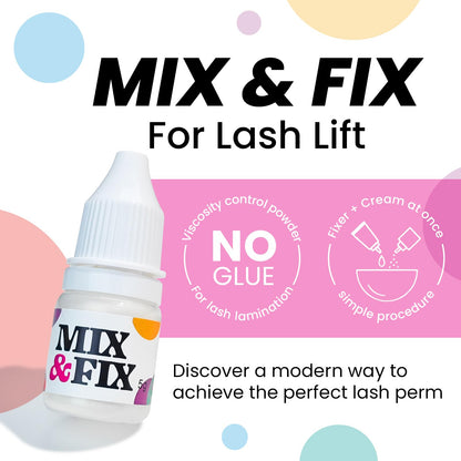 PERMANIA Super Mix Eyelash Perm Solution white powder texture