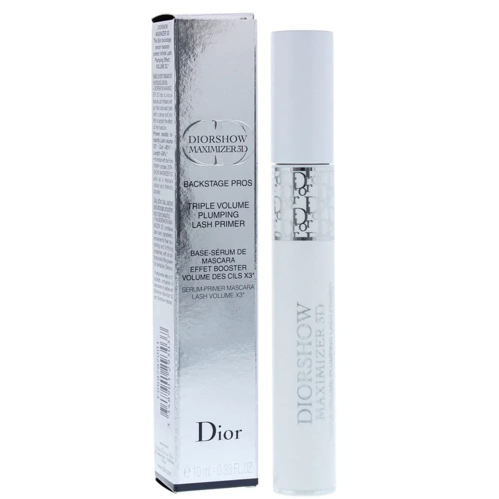 Dior backstage mascara primer serum showing the air pumped balm texture cream