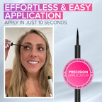 NYK1 LashForce open tube showing fine-tip brush applicator